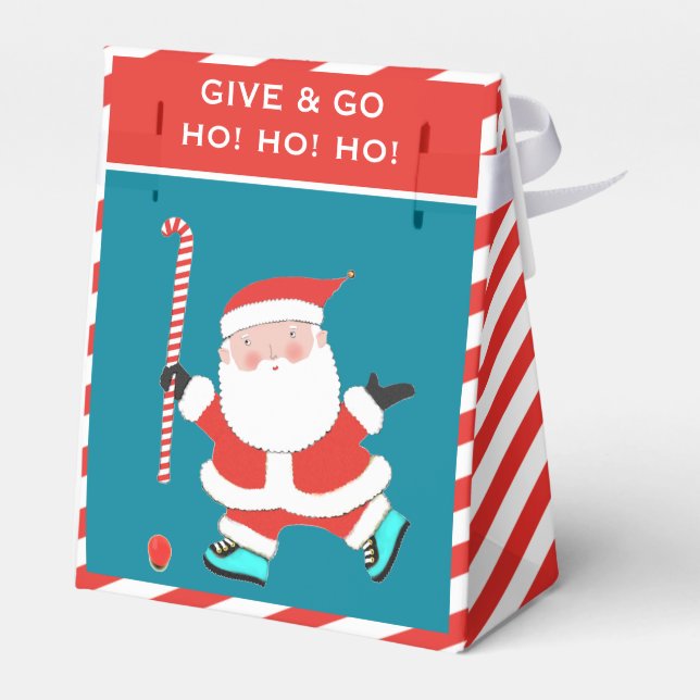 Caja Para Regalos Navidades de hockey sobre hierba (Reverso)