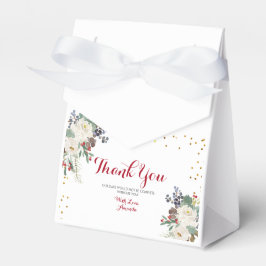 Caja Para Regalos Navidades de invierno Floral Bridal Shower Favor B