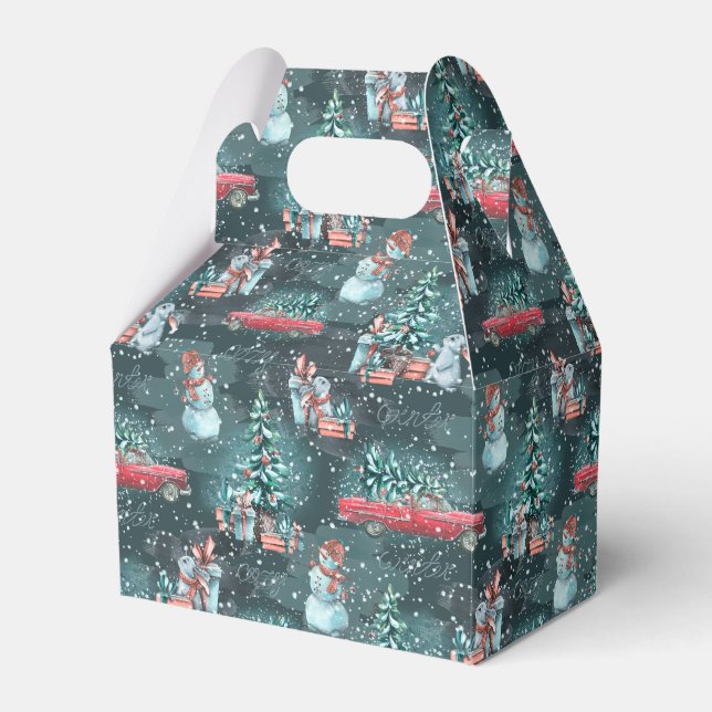 Caja Para Regalos Navidades de invierno muy cómodos (Front Side)