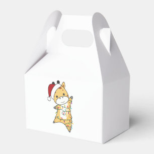 Caja Para Regalos Navidades de jirafas jirafas animan el invierno