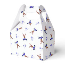 Navidades de Kasky Azul festivo reno