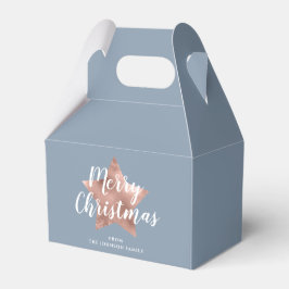 Caja Para Regalos Navidades de la estrella azul moderna