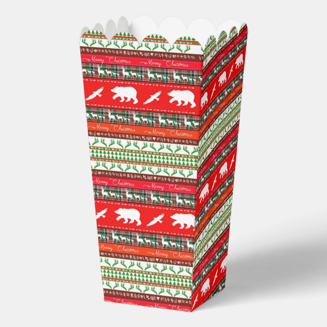 Caja Para Regalos Navidades de los bosques (Anverso)