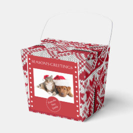 Caja Para Regalos Navidades de punto