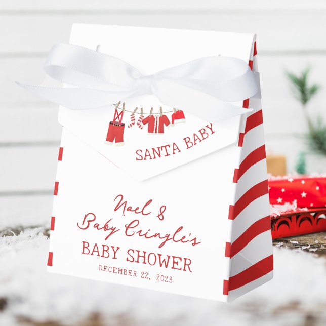 Caja Para Regalos Navidades de Santa Bebé Baby Shower (Subido por el creador)