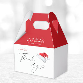 Caja Para Regalos Navidades de Santa Bebé Baby Shower Gracias