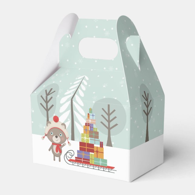 Caja Para Regalos Navidades de Woodland Bear (Front Side)