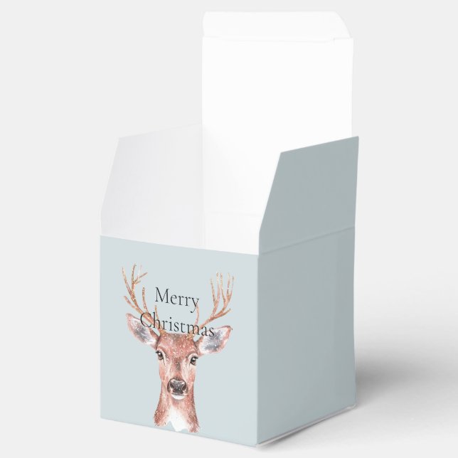 Caja Para Regalos Navidades Deer Snow (Abierto)