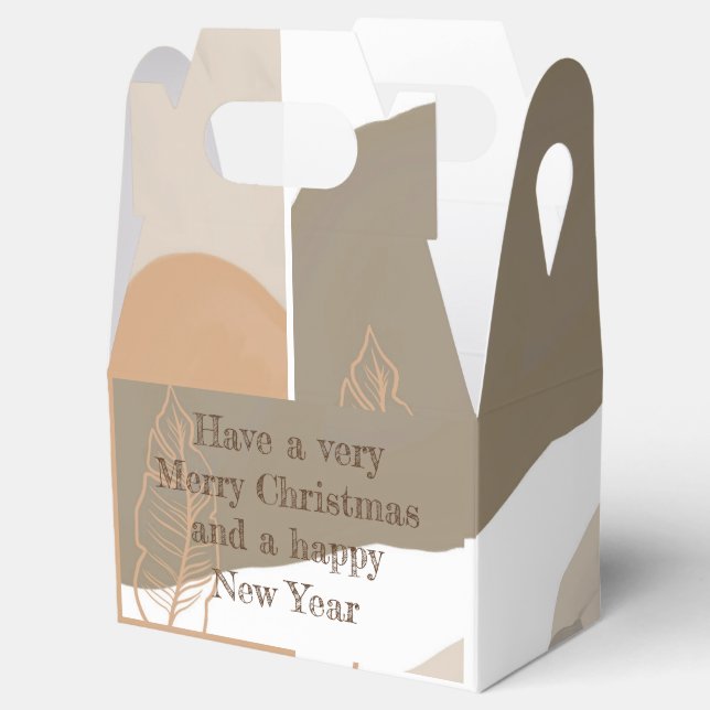 Caja Para Regalos Navidades desea a los empleados compañeros de trab (Abierto)