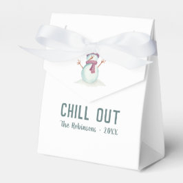 Caja Para Regalos Navidades divertidos Snowman