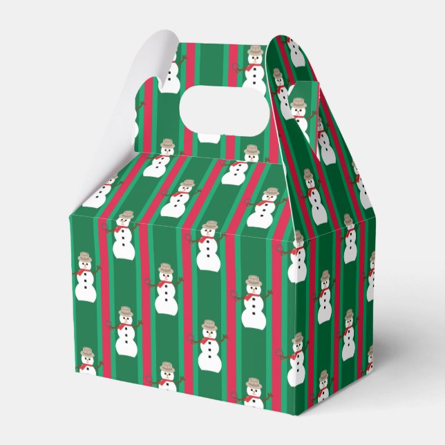 Caja Para Regalos Navidades divertidos y entusiastas Detective Snowm (Front Side)