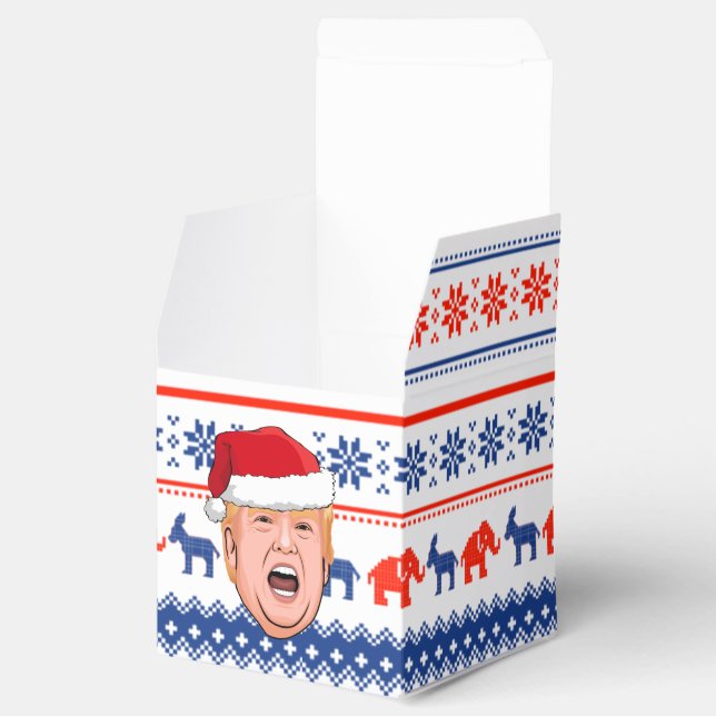 Caja Para Regalos Navidades DONALD TRUMP (Abierto)