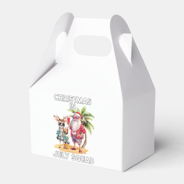 Caja Para Regalos Navidades en julio Vacaciones en Playa de Verano n (Front Side)