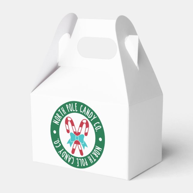 Caja Para Regalos Navidades festivos North Pole Candy Company (Front Side)