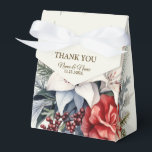 Caja Para Regalos Navidades Fiesta Flores rojas blancas Fiestas eleg<br><div class="desc">Navidades Fiesta Flores Blancas Rojas Vacaciones Elegantes Cajas Favorables. Diseño único,  bonito y elegante. Fácil de personalizar. El estilo de letra,  el tamaño y los colores se pueden cambiar. Elementos coincidentes disponibles.</div>