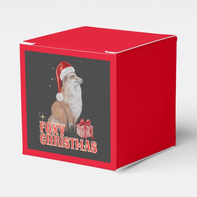 Caja Para Regalos Navidades Foxy (Costado Anverso)