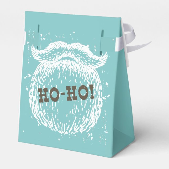 Caja Para Regalos Navidades Ho-Ho Holiday Santa Noel (Reverso)