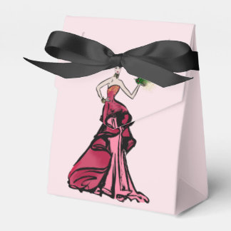 Caja Para Regalos Navidades Ilustracion de moda con árbol