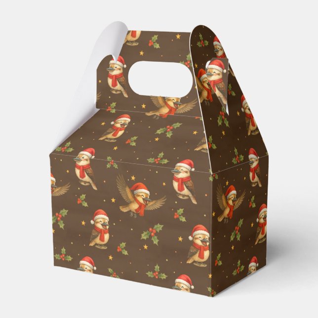 Caja Para Regalos Navidades Kookaburra Watercolor (Front Side)