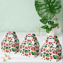 Caja Para Regalos Navidades lindos y festivos de reno rojo