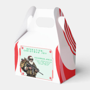 Caja Para Regalos Navidades militares divertidos/Santa