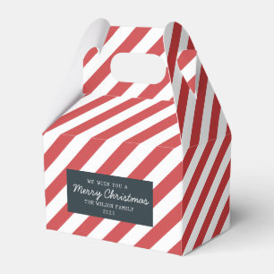 Caja Para Regalos Navidades Patrón Navidad Regalo Rojo Rayo