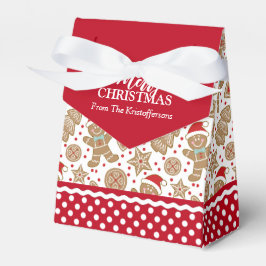 Caja Para Regalos Navidades personalizados Holiday Gingerbread Man