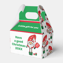 Caja Para Regalos Navidades pickleball Santa gable Favor Box