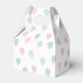 Caja Para Regalos Navidades pintados a mano Pine Cones Multicolor