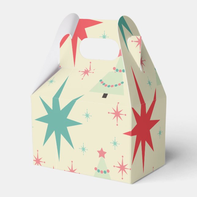 Caja Para Regalos navidades Retro de los años 1950 (Front Side)