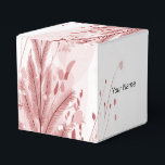 Caja Para Regalos Navidades rojos Pine Tree Snow Decoración Hermosa<br><div class="desc">Navidades Rojos Pino Árboles Nieve Decoración Bellas Cajas Favoras. Diseño único,  bonito y elegante. Fácil de personalizar. El estilo de letra,  el tamaño y los colores se pueden cambiar. Elementos coincidentes disponibles.</div>