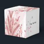 Caja Para Regalos Navidades rojos Pine Tree Snow Decoración Hermosa<br><div class="desc">Navidades Rojos Pino Árboles Nieve Decoración Bellas Cajas Favoras. Diseño único,  bonito y elegante. Fácil de personalizar. El estilo de letra,  el tamaño y los colores se pueden cambiar. Elementos coincidentes disponibles.</div>