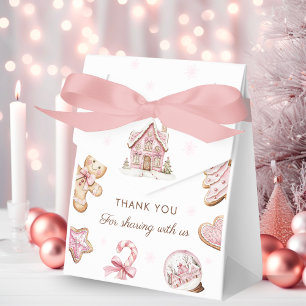 Caja Para Regalos Navidades rosados Cookie Baby Shower Gift