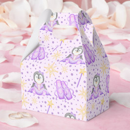 Caja Para Regalos Navidades rosados cúrcuitos Pingüino de Azúcar