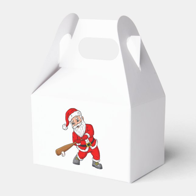 Caja Para Regalos Navidades Santa Claus Pitcher Boys Niños T (Front Side)