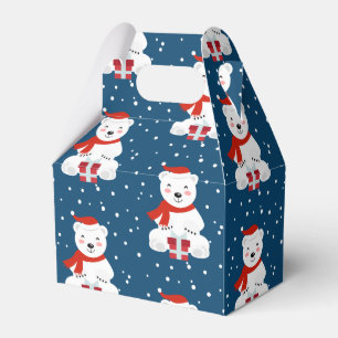 Caja Para Regalos Navidades Snowbear
