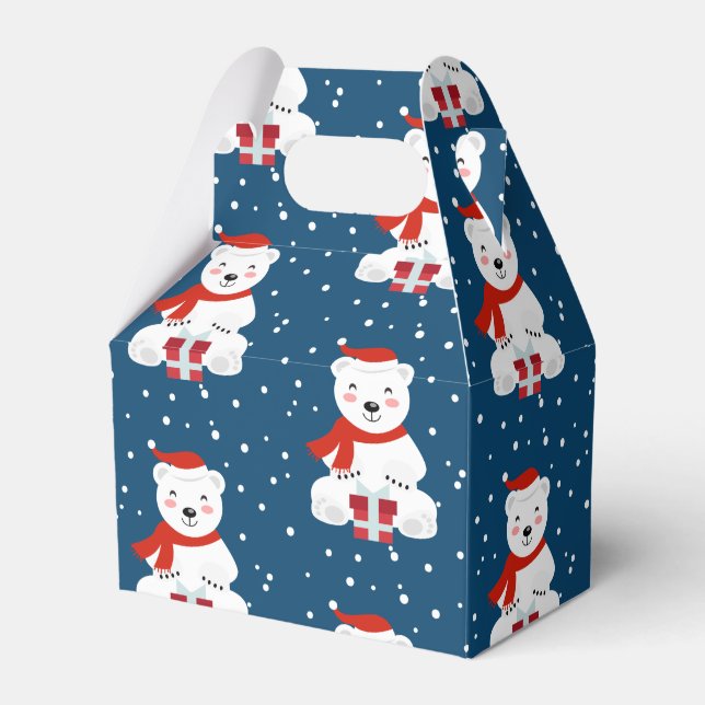Caja Para Regalos Navidades Snowbear (Front Side)