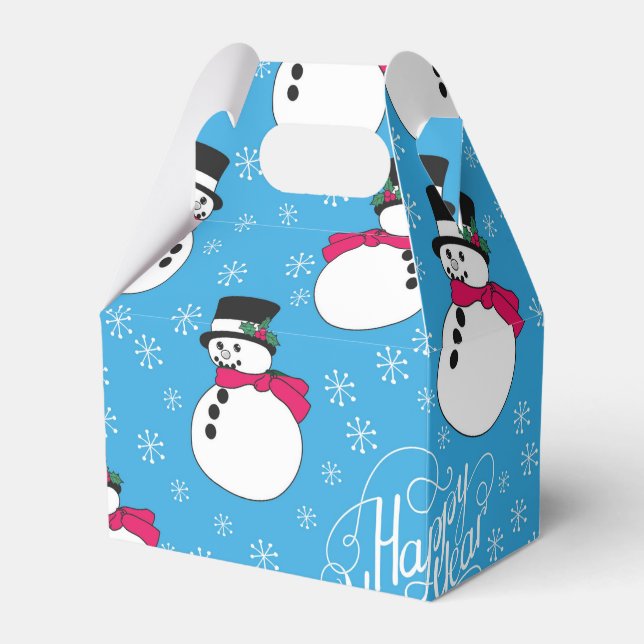 Caja Para Regalos Navidades snowman (Front Side)