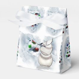 Caja Para Regalos Navidades Snowman de Béisbol