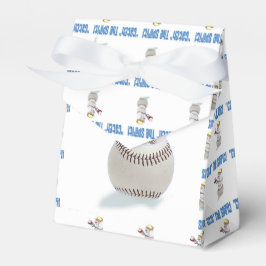 Caja Para Regalos Navidades Snowman de Béisbol