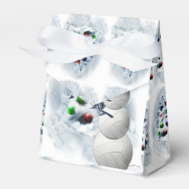 Caja Para Regalos Navidades Snowman de voleibol