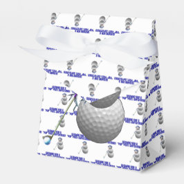 Caja Para Regalos Navidades Snowman del Golf Ball