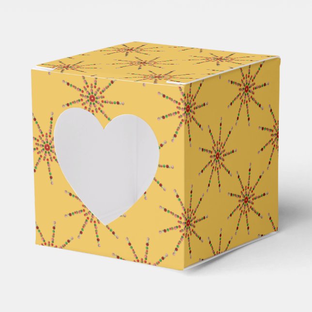 Caja Para Regalos Navidades Starburst (Anverso)