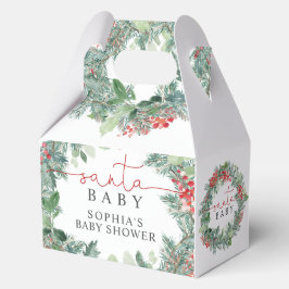Caja Para Regalos Navidades Wreath Baby Shower