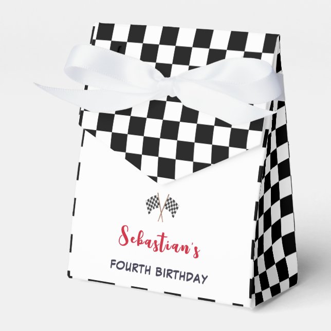 Caja Para Regalos Necesita cuatro niños de cuarto cumpleaños de velo (Front Side)