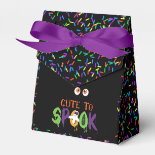 Caja Para Regalos Negro de moda de Halloween "demasiado lindo para h