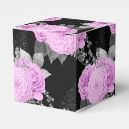 Caja Para Regalos Negro, púrpura y gótico plateado