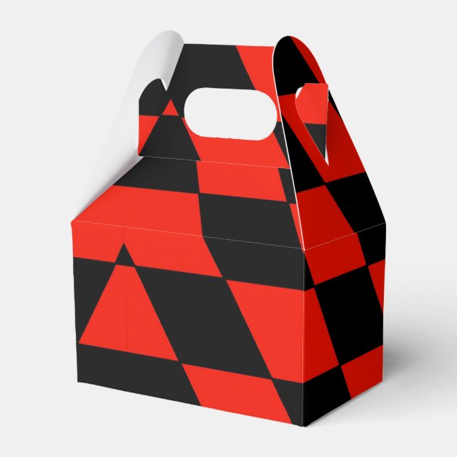 Caja Para Regalos Negro y rojo (Front Side)