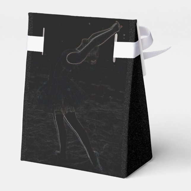 Caja Para Regalos Neon, Ballerina en la Nieve- (Reverso)