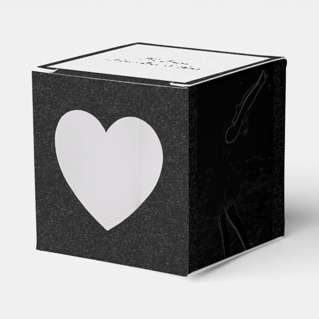 Caja Para Regalos Neon, Ballerina en la Nieve- (Anverso)